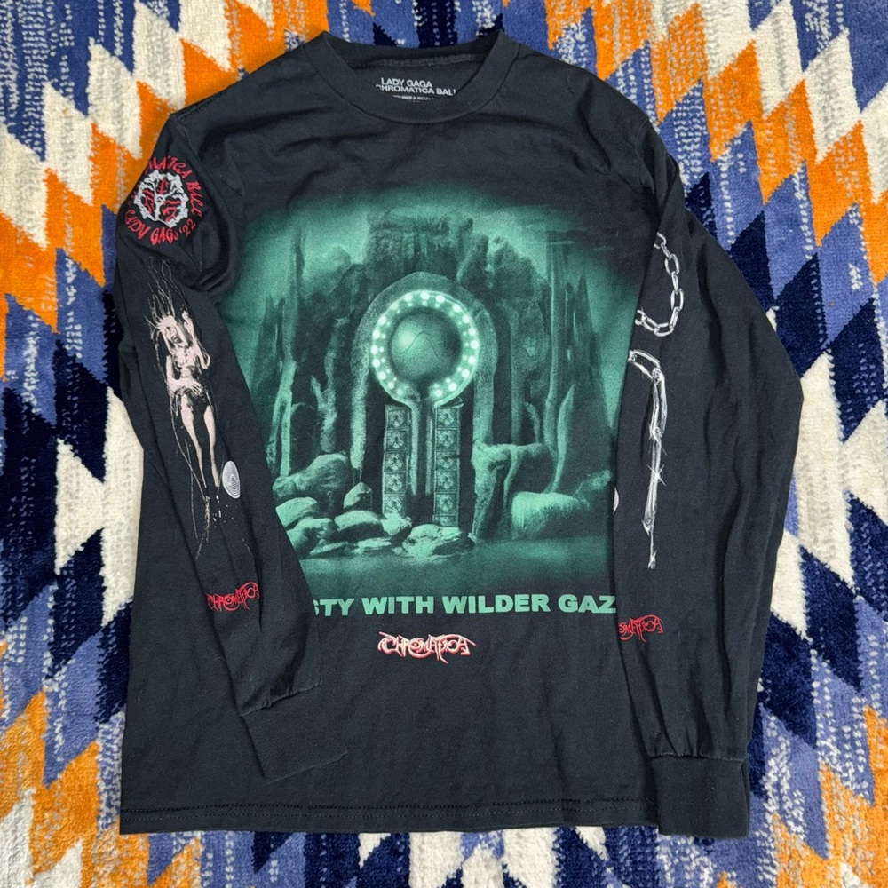 Lady Gaga Chromatica ball Long Sleeve Shirt full stage honesty wilder gaze small